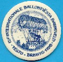 Onderzetter 12e BF Barneveld, historische ballon