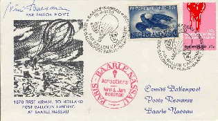 100 year since the first airmail to the Netherlands