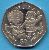 Christmas coin from Gibraltar