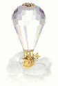 Swarovski crystal/gold